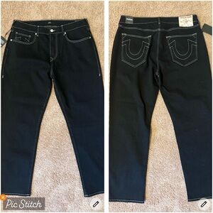 NWT True Religion Men's Black Jeans🖤